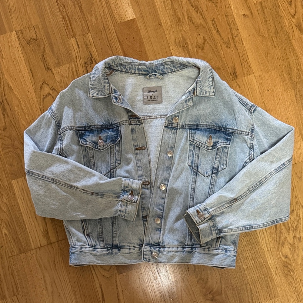 Denim&Co Light Blue Wash Denim Jacket
